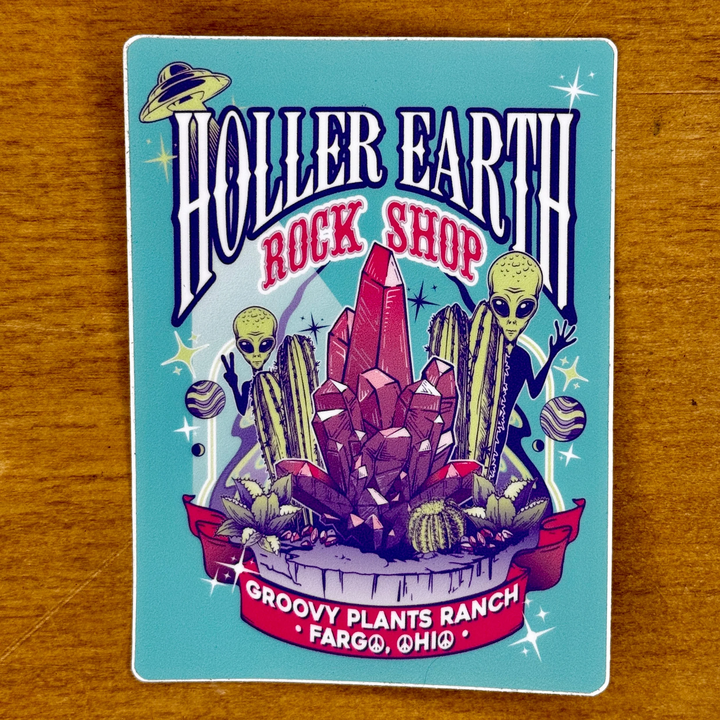 Holler Earth GPR Sticker