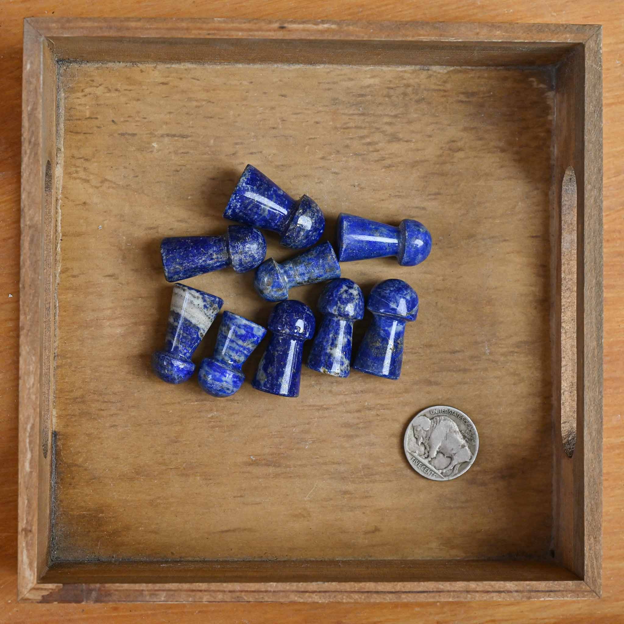 Lapis Lazuli Mini Mushrooms (1 Stone)