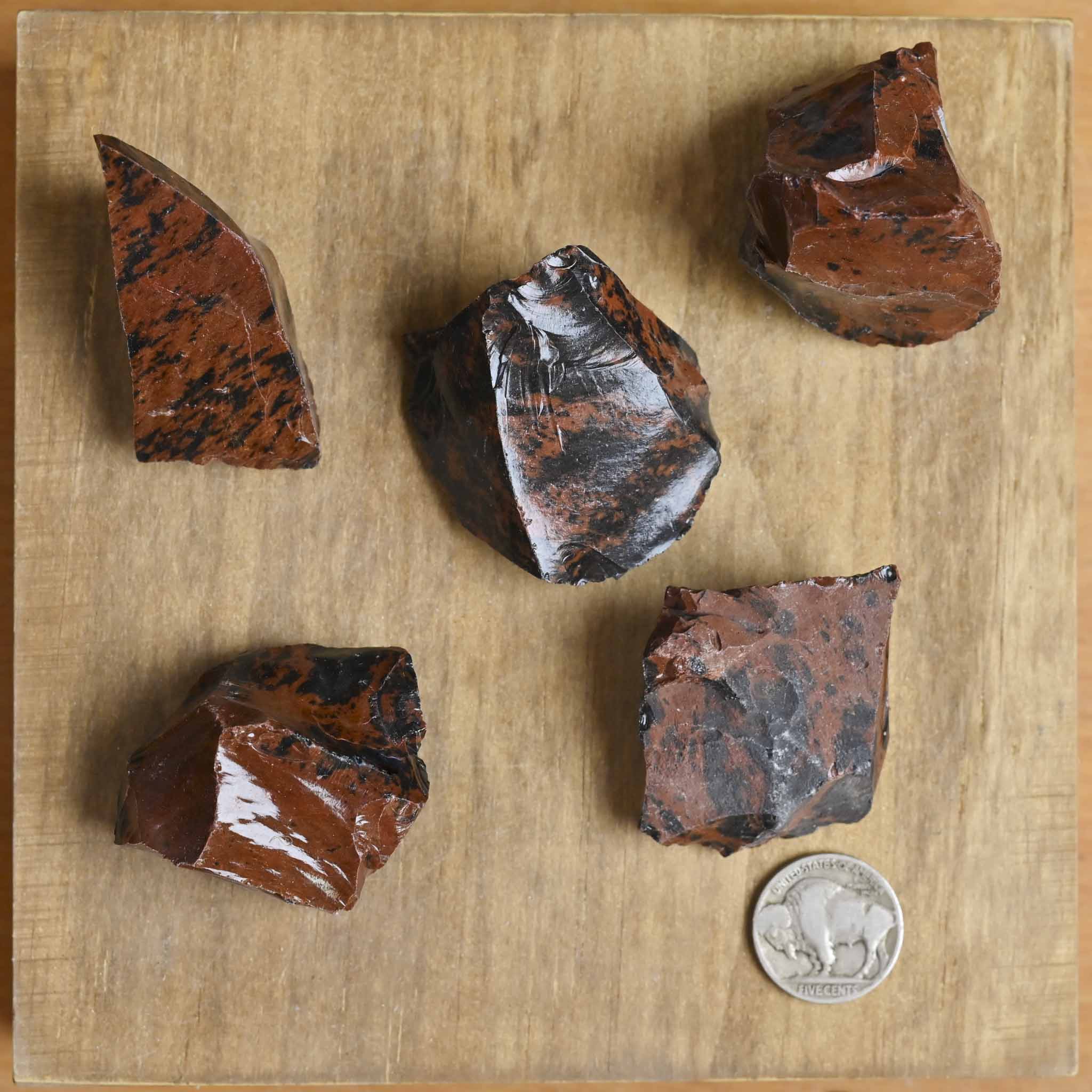 Rough Mahogany Obsidian (1 Stone)