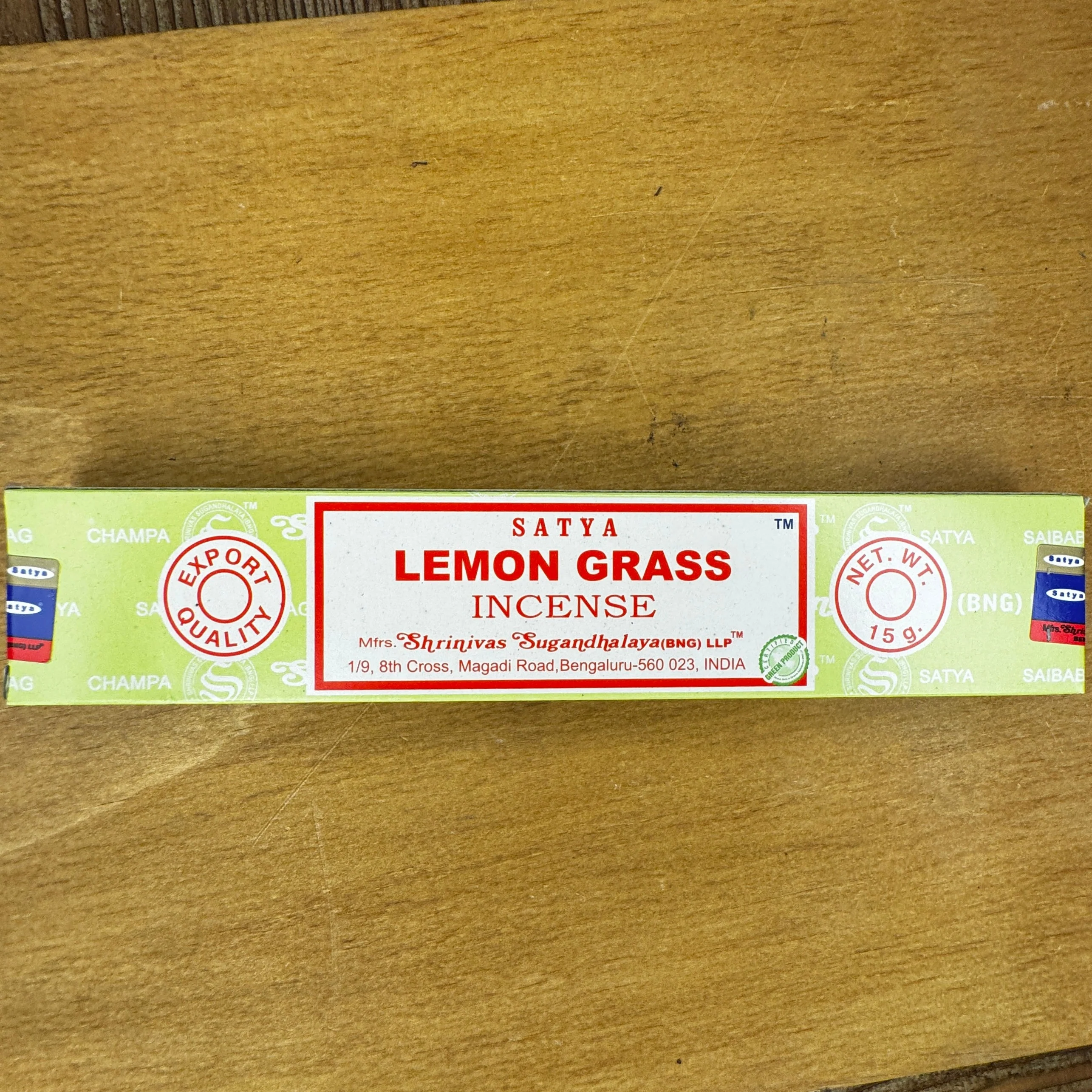 Satya Incense Sticks | Lemon Grass