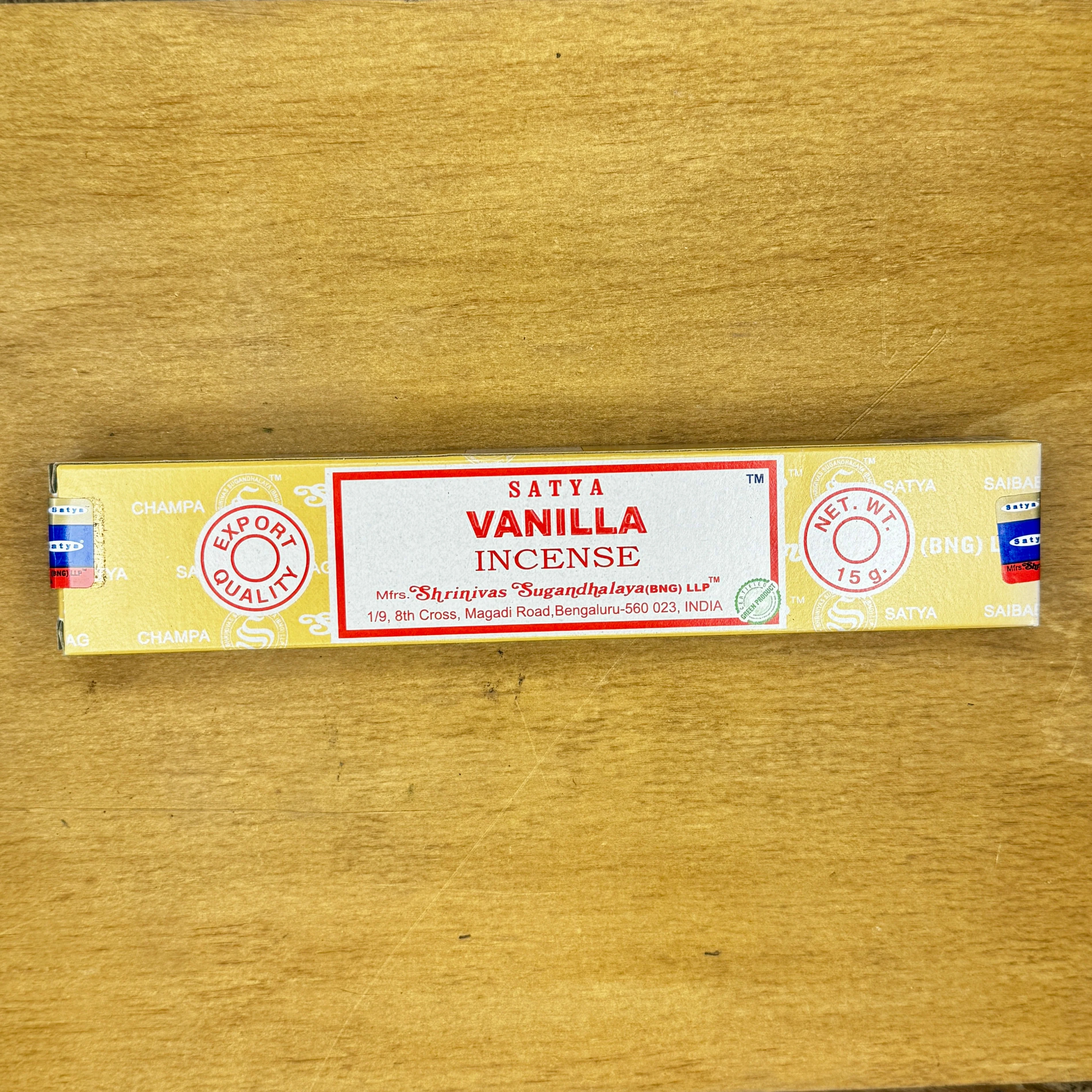 Satya Incense Sticks | Vanilla