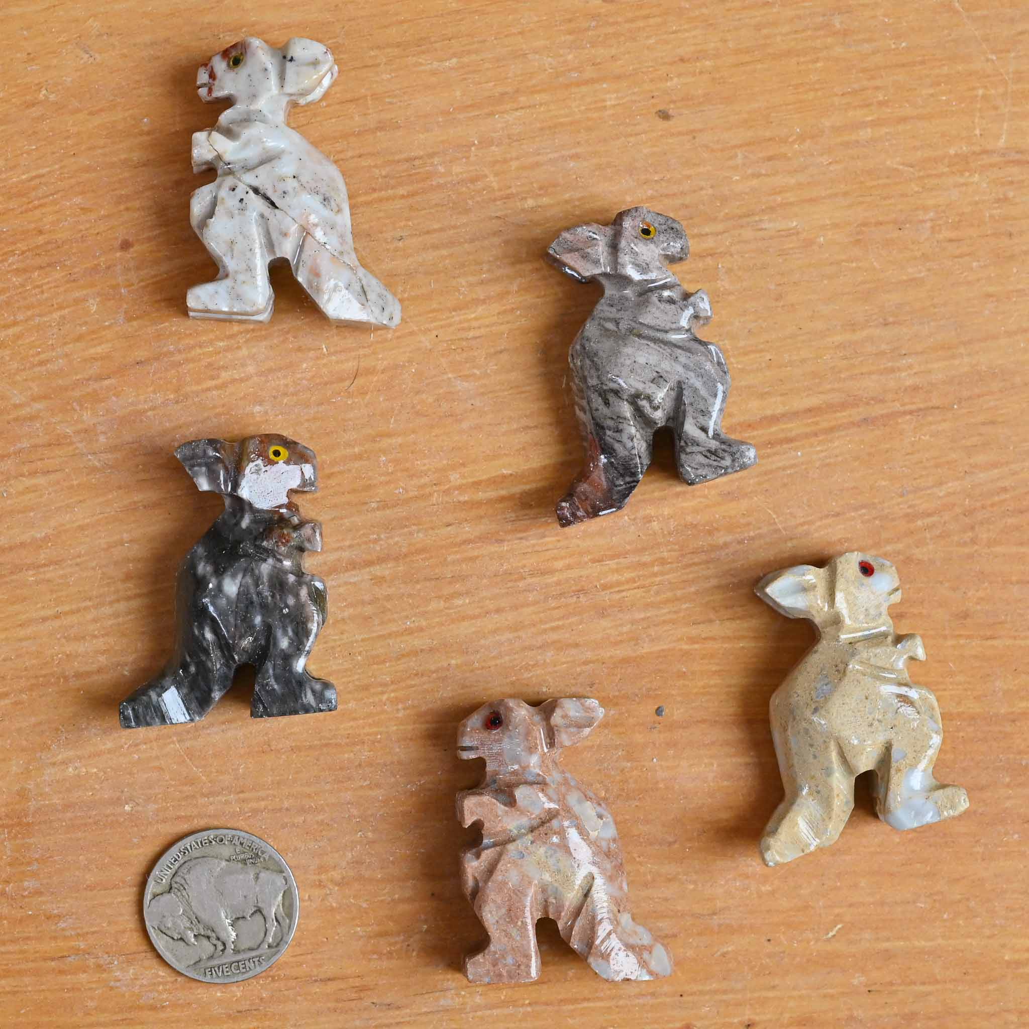 Soapstone Animal | Kangaroo (1 Stone)