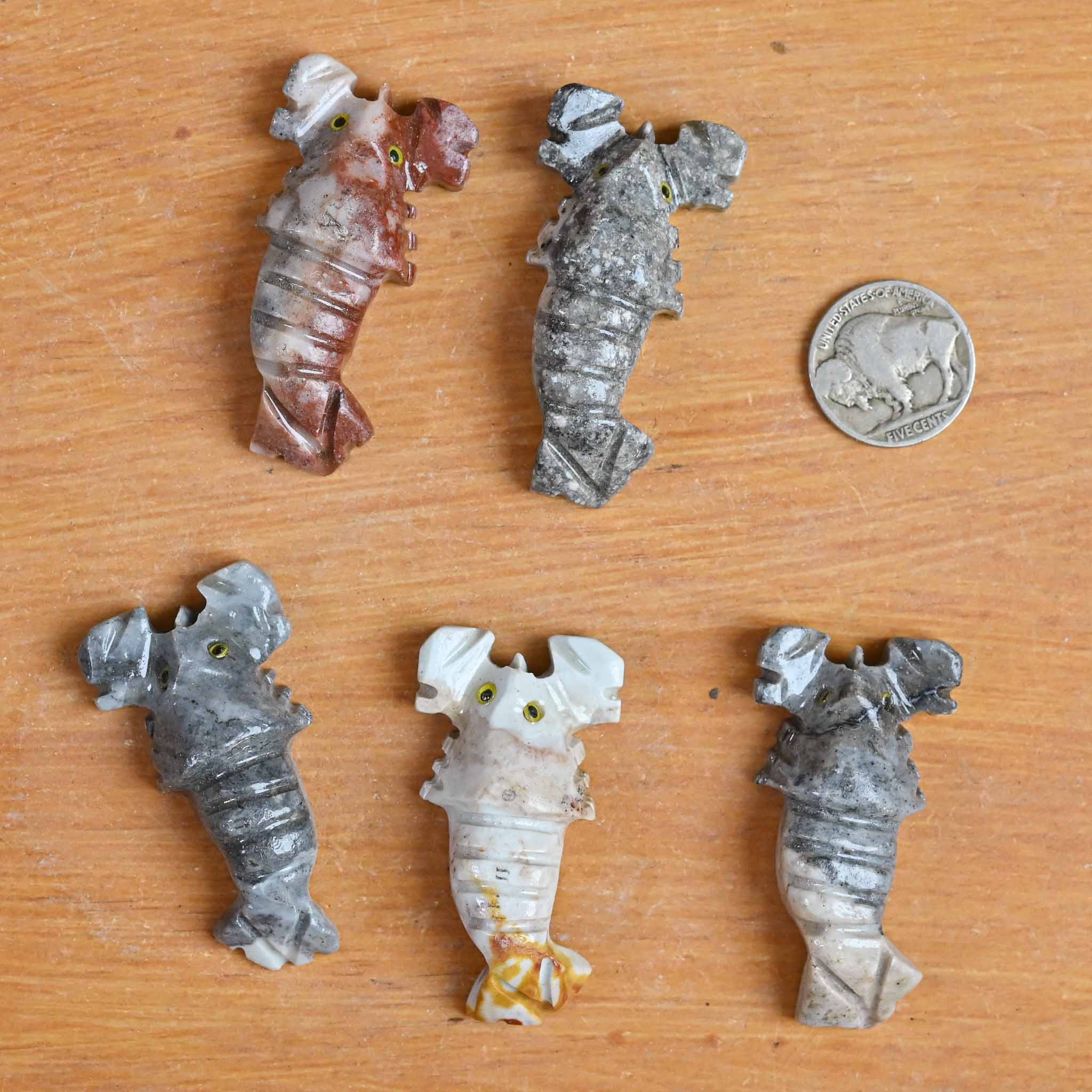 Soapstone Animal | Lobster (1 Stone)