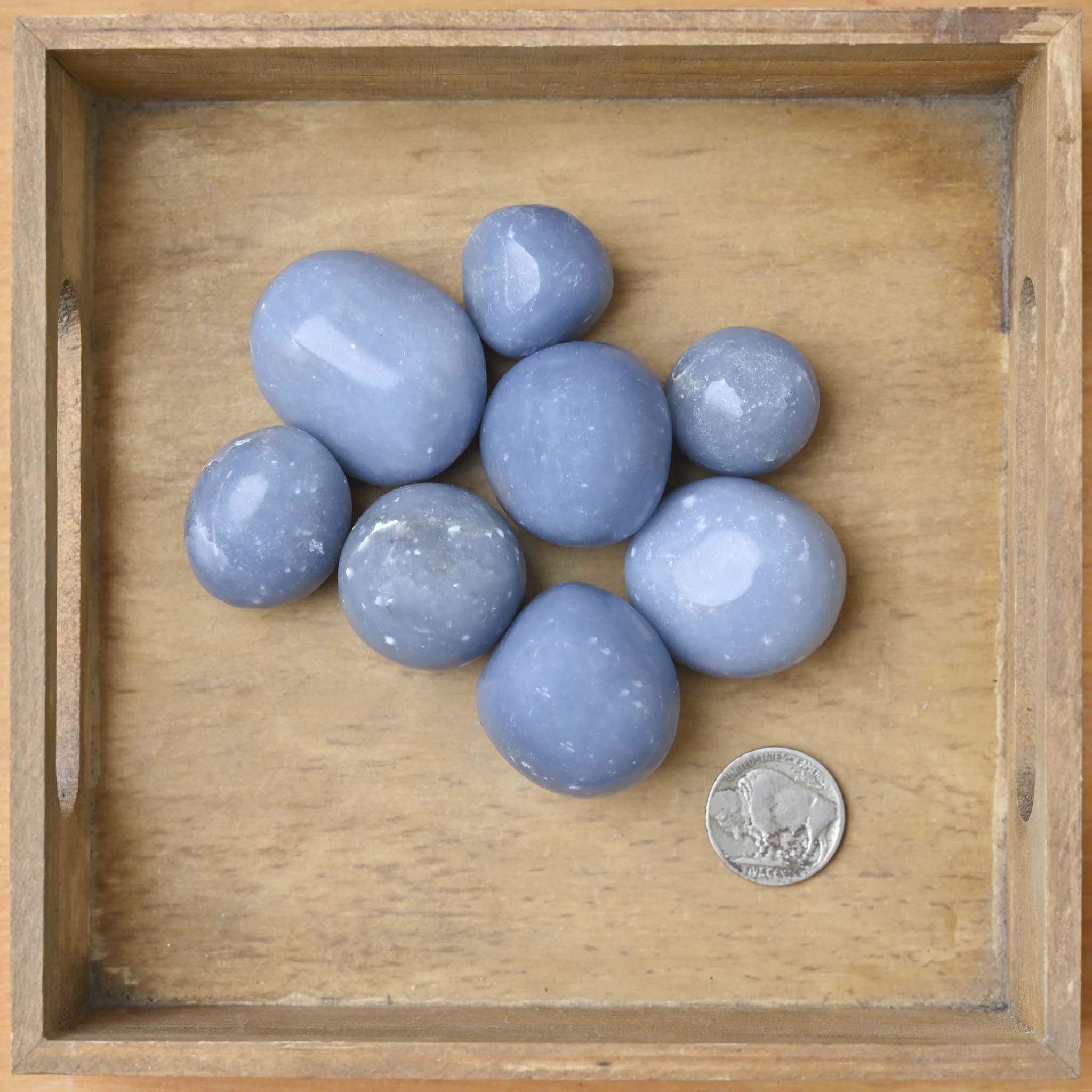 Tumbled Angelite (1 Stone)