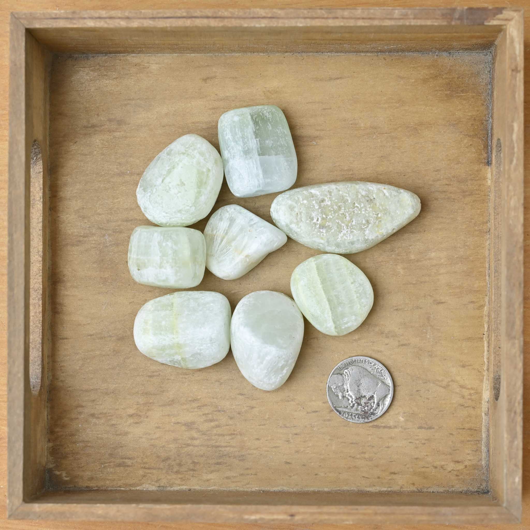 Tumbled Green Calcite (1 Stone)