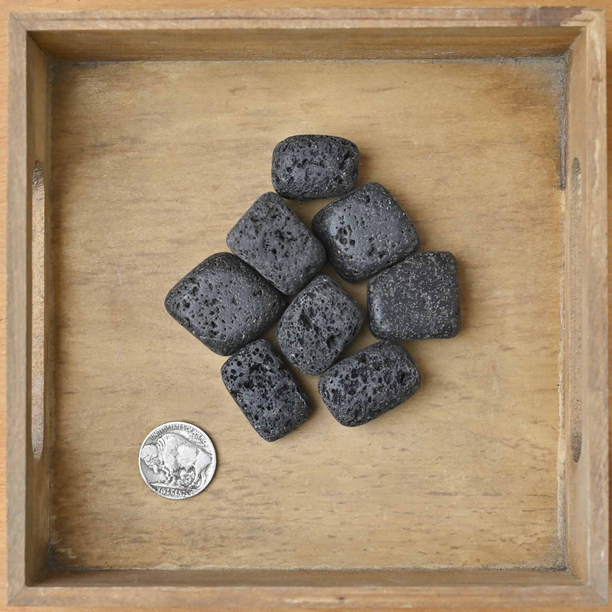 Tumbled Lava Stone (1 Stone)