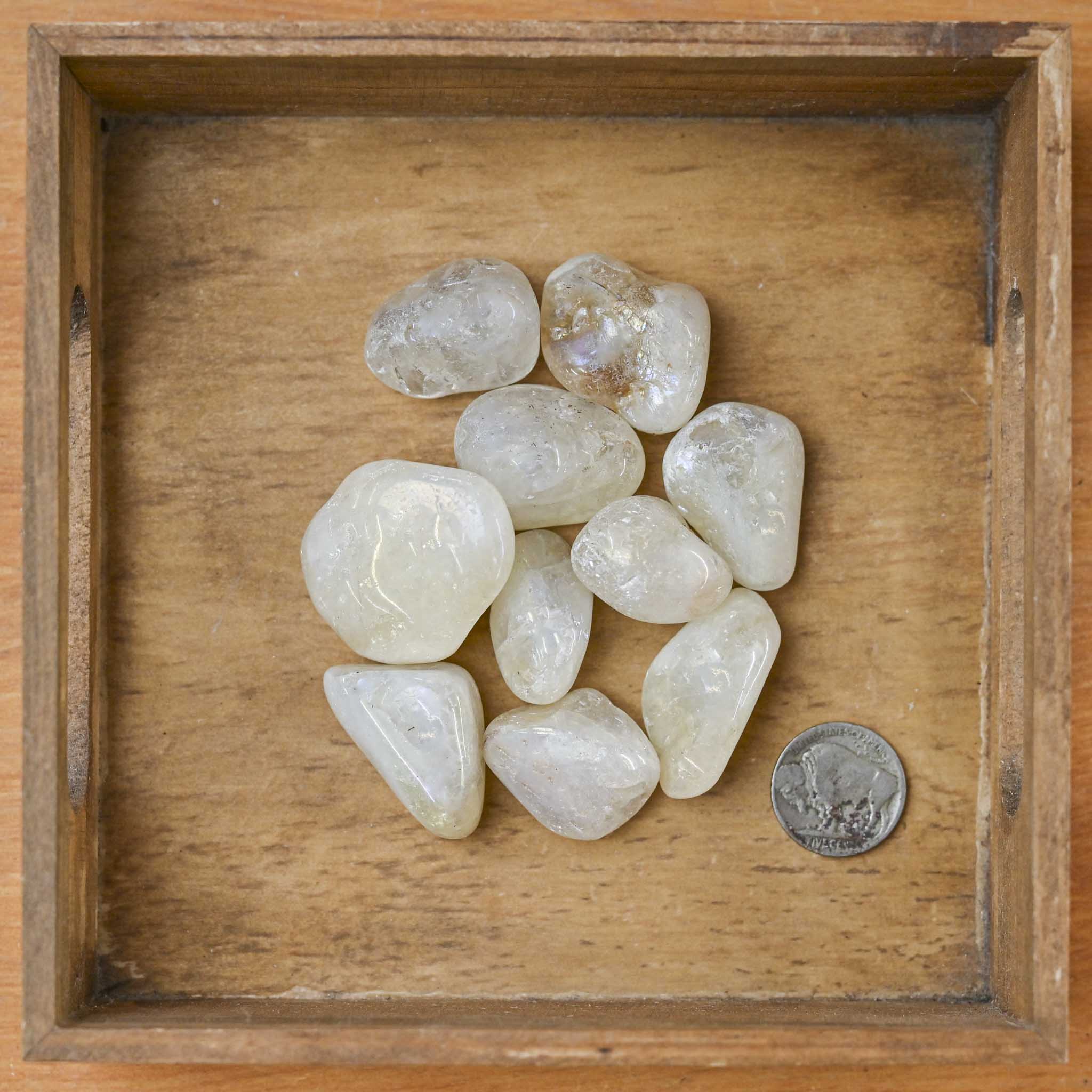 Tumbled Pearlized Quartz (1 Stone)
