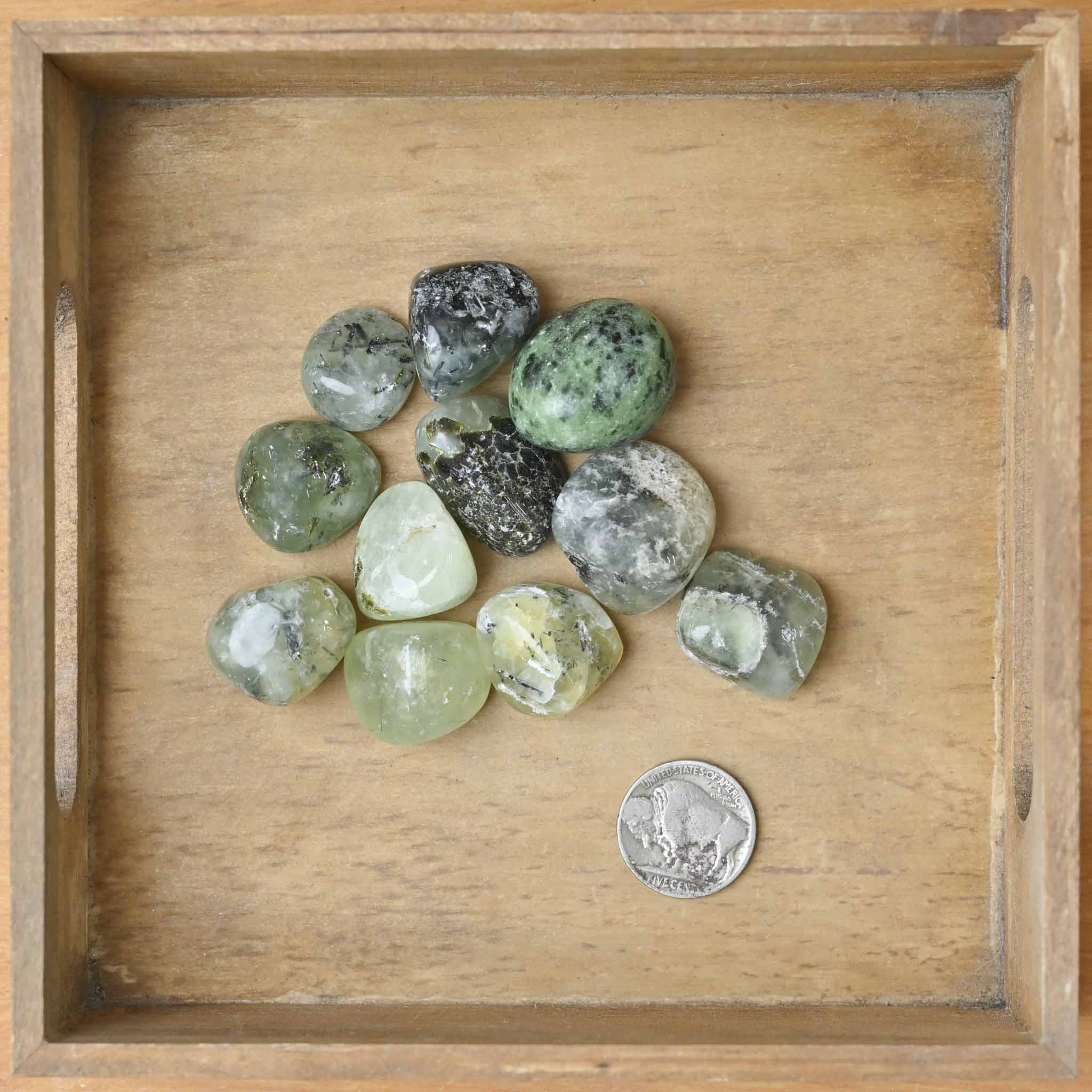 Tumbled Prehnite (1 Stone)