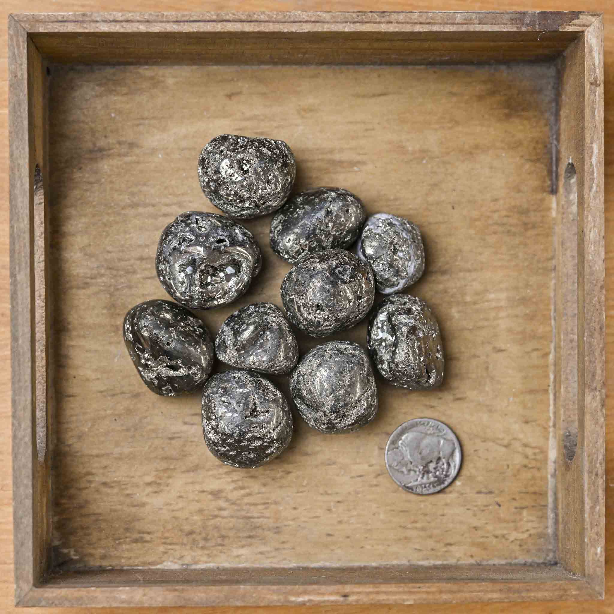 Tumbled Pyrite (1 Stone)