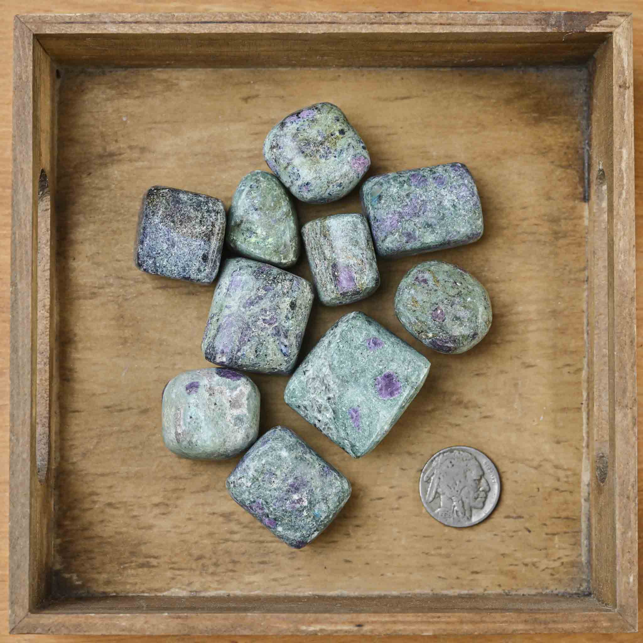 Tumbled Ruby Fuschite (1 Stone)