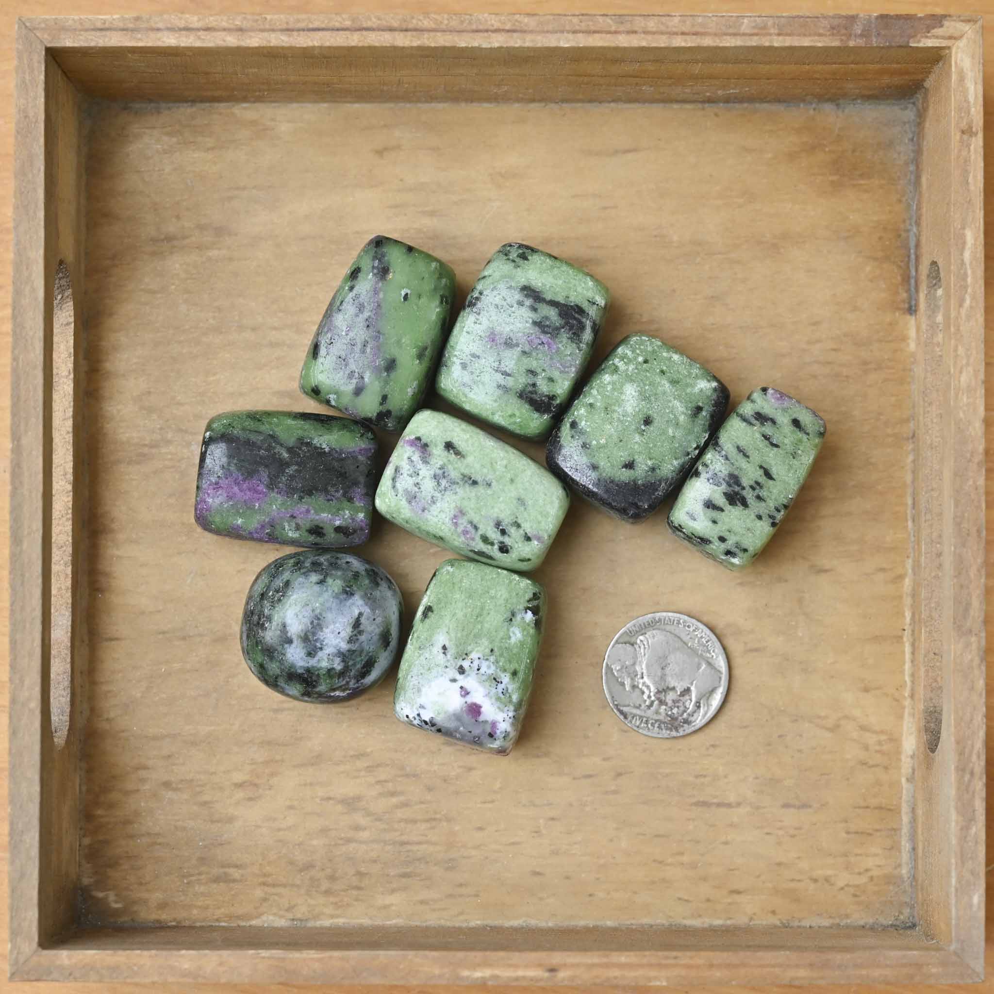 Tumbled Ruby Zoisite (1 Stone)